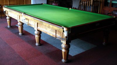 (M654) Full Size Ashcroft Carved Mahogany Table