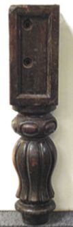 (M663) 9ft Mahogany Tulip Leg Table