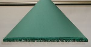 green laminated coolie shades