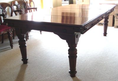 (M528) 7ft Riley Mahogany Convertible Snooker Dining Table