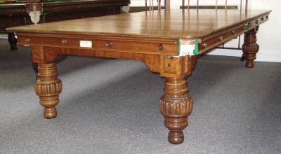 (M554) Three-quarter Size Geo. Wright Wind-up Walnut Convertible Diner