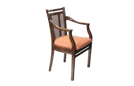 Cane back dining chair