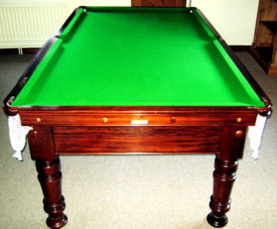 (M710) 8ft Mahogany Turned Leg Table