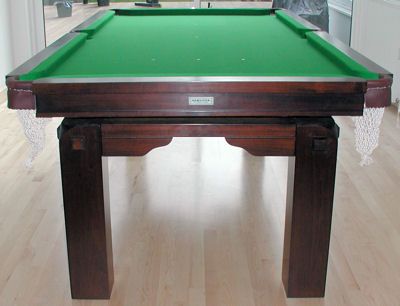 (M763) 8ft Mahogany Friedman Diner