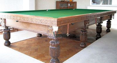 (M769) Full-size Oak Decorative Billiard Table