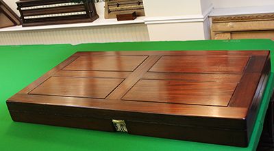 (MIS67) Mahogany Folding Bagatelle Table