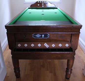 (M865) Oak Bar Billiard Table