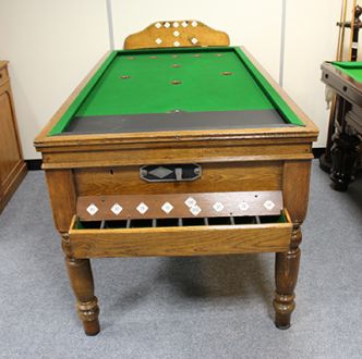 (M989) Oak Bar Billiard Table