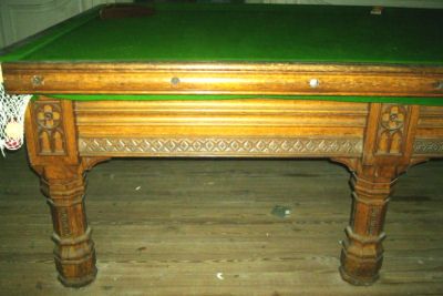 (M512) Full-size Oak Arts and Crafts Table by Cox and Yeman