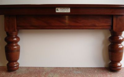 (M586) Three Quarter Size Riley Table in Mahogany