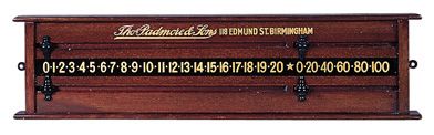 small snooker scoreboard