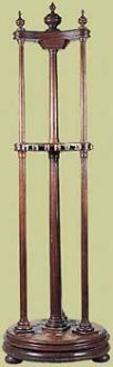 revolving cue rack