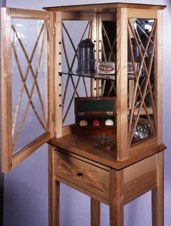 Ash display cabinet