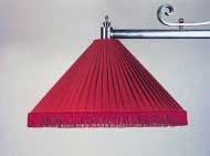 Burgundy Lampshade for Billiard table lights