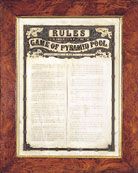 Original pyramid pool rules