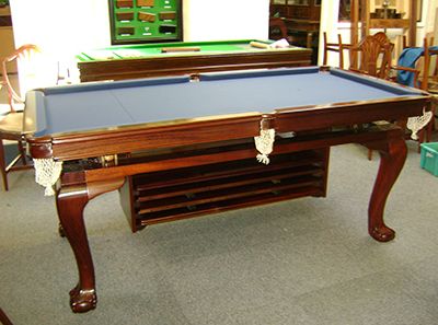 (M608) 6ft Mahogany Riley Ball & Claw Diner