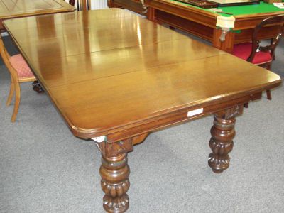 (M632) 7ft George Wright Oak Wind-up Convertable snooker/Dining Table