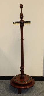 mahogany cue rack
