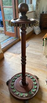 (C71) Used Mahogany Static Cue Rack