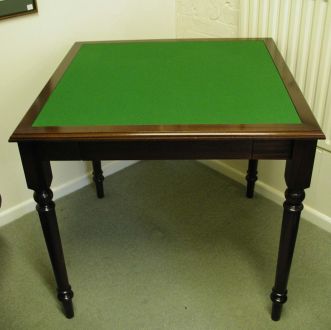 mahogany card table