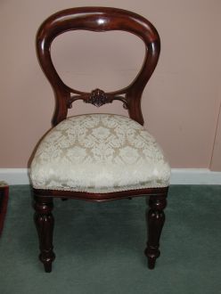 Dutch Plain Mahogany Dining Chair