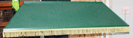 Green Metal Canopy for 8 ft tables
