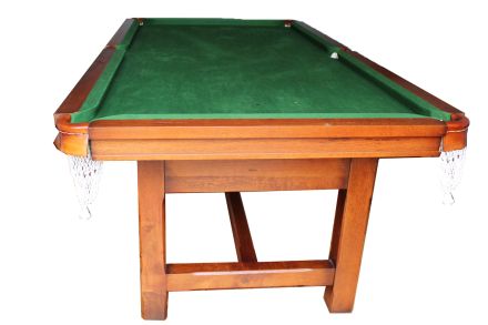 7ft oak pool dining table