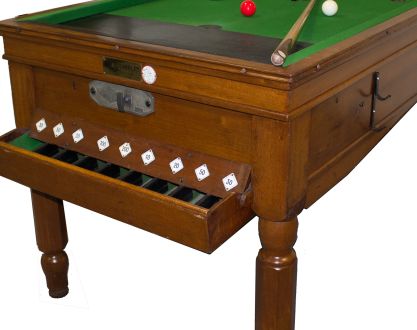 Used Mahogany Bar Billiard Table