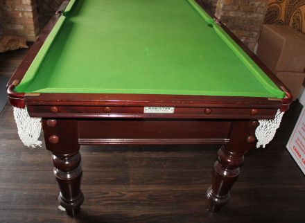 (M1122) 7 ft Mahogany Turned Leg Table