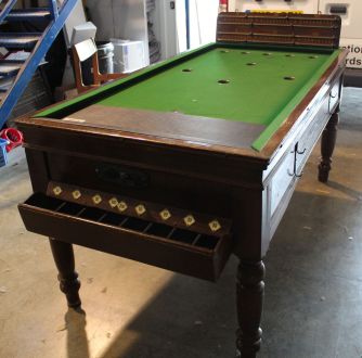 (M1127) Oak Bar Billiard Table
