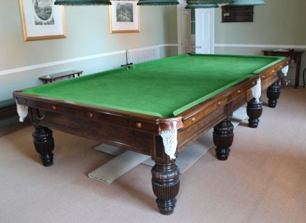 full-size snooker table
