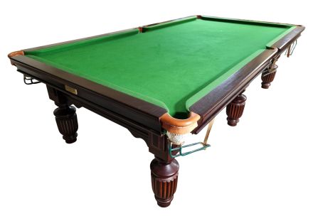 (M1394) 9 ft Mahogany Turned & Fluted Leg Table