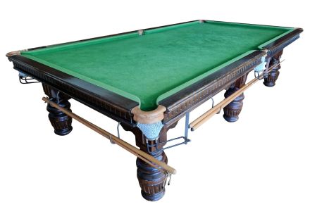(M1395) 10 ft Mahogany Turned & Fluted Leg Table