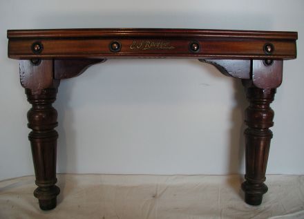 (M625) 7ft E J Riley Mahogany Convertible Diner