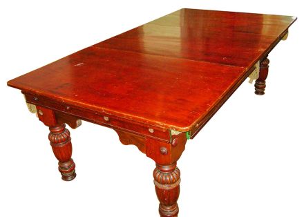 (M810) 7ft Mahogany Snooker/Pool Diner by Ascot & Ascot