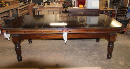 (M935) 8 ft Mahogany Snooker/Pool Diner
