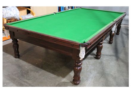 Full-Size 12ft Snooker Table Mahogany Thurston