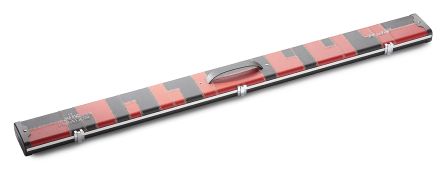 Three Quarter Halo Plus Black & Red Patches Cue Case