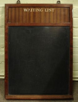Slate and Mahogany waiting board for your games room