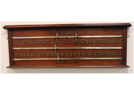 (SB249) Used 2 Player Mahogany Geo. Wright & Co.
