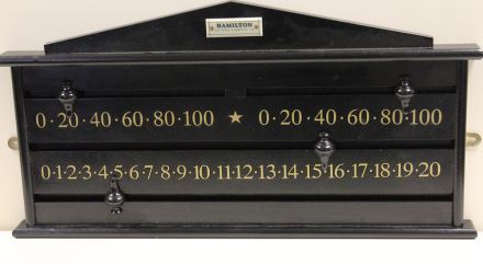 SB251 2 Player Small Hamilton Scoreboard