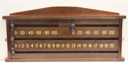 (SB255) 2 Player Mahogany Board by George Edwards