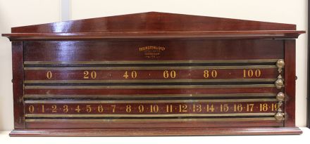 (SB261) 2 Player Mahogany Marker Board by Thurston