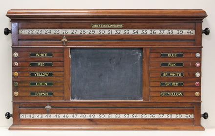 (SB276) Mahogany Life Pool Board by Orme & Sons