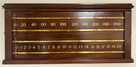 Snooker scorer board