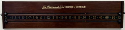 snooker score board