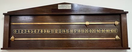 snooker marker board