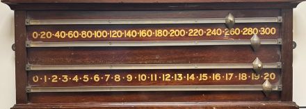 antique scoreboard