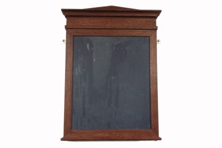 Oak snooker waiting board/scoreboard