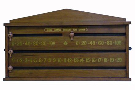 Mahogany Marker Board by George Edwards